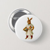 Egg Cook  Easter Bunny Ronde Button 5,7 Cm (Voorkant /achterkant)