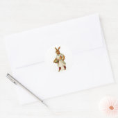 Egg Cook  Easter Bunny Ronde Sticker (Envelop)