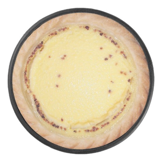 Egg Custard Tart Hockey Puck (Voorkant)