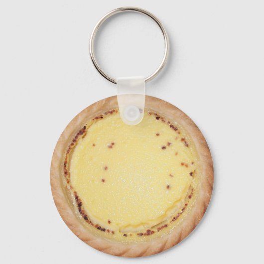 Egg Custard Tart Sleutelhanger (Voorkant)