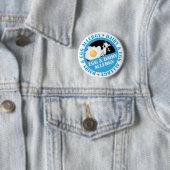 Egg & Dairy Allergy Badge Ronde Button 5,7 Cm (In situ)