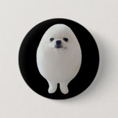 Egg Dog Meme Pin Button (Voorkant)