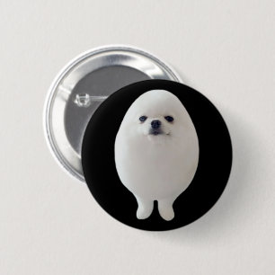 Egg Dog Meme Pin Button