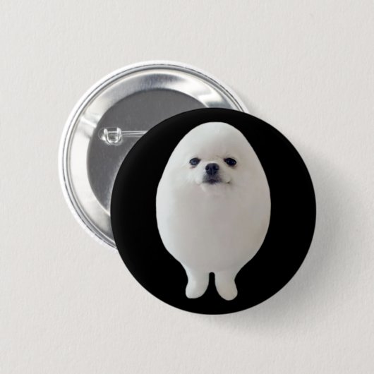 Egg Dog Meme Pin Button (Voorkant /achterkant)