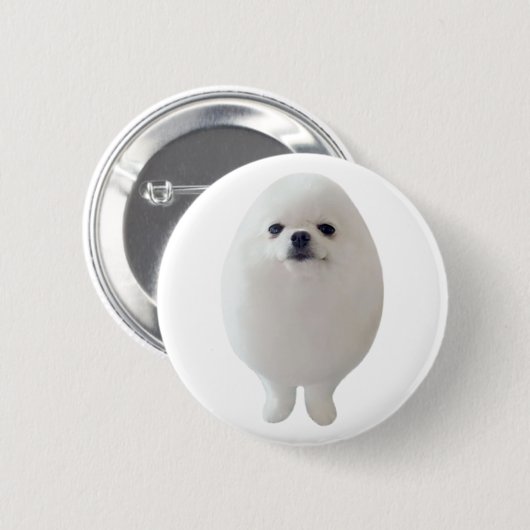 Egg Dog Meme Pin Button (Voorkant /achterkant)