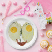 EGG FACE LARGE PAPIEREN BORDJE (Feest)