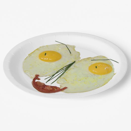 EGG FACE LARGE PAPIEREN BORDJE (Gekanteld)