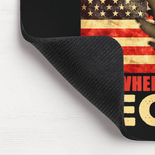 Egg Harbor Township New Jersey Usa Flag 4th Of Jul Muismat (Hoek)