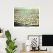 Egg Harbour City, NJ Panoramic Map - 1865 Poster (Thuiskantoor)