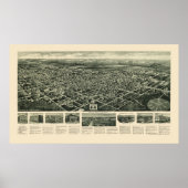 Egg Harbour City, NJ Panoramic Map - 1924 Poster (Voorkant)