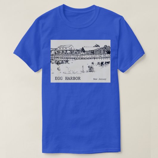 Egg Harbour New Jersey 1 T-shirt (Design voorkant)