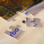 Egg Harbour, WI Herfst Season with Trolley Car Legpuzzel (Zijkant)