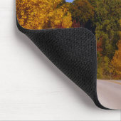 Egg Harbour, WI Herfst Season with Trolley Car Muismat (Hoek)