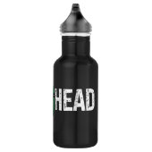 Egg Head BBQ Shirt – Grappige Keramische Grillmast Waterfles (Rechts)