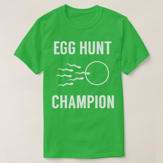 Egg Hunt Champion Funny Dad Paaszwangerschap T-shirt (Design voorkant)