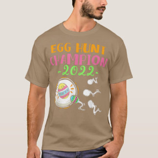 Egg Hunt Champion mama Pap Paaszwangerschap Announ T-shirt