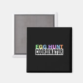 Egg Hunt Coordinator - Egg Hunting Party Papa Mama Magneet (Voorkant / Achterkant)