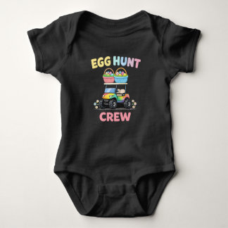 Egg Hunt Crew Kids Easter Holiday Romper