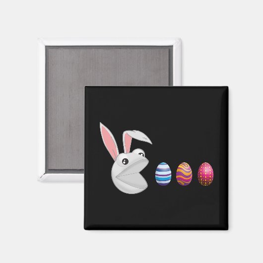 Egg Hunt Easter Bunny Magneet (Voorkant / Achterkant)