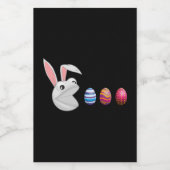 Egg Hunt Easter Bunny Voedselcontainer Etiket (Enkel label)