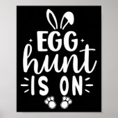 Egg Hunt is op paasdag een grappige dag, de eierja Poster (Voorkant)