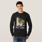 Egg Hunt No Prob Llama Bunny Sloth Riding Llama Ea T-shirt (Voorkant volledig)