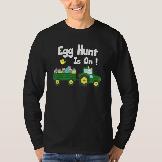 Egg Hunt op grappige paaspap T-shirt (Voorkant)