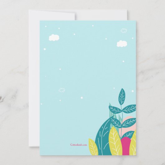 Egg Hunt Pasen Kaart (Achterkant)