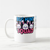 Egg Hunt Squad Bunny Easter Squad Family Matching Koffiemok (Links)