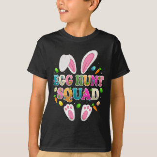 Egg Hunt Squad Bunny Happy Easter Day  T-shirt
