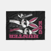 Egg Hunt Supervisor Egg Hunting Party Moeder Vader Fleece Deken (Voorkant (Horizontaal))