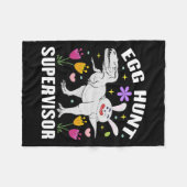 Egg Hunt Supervisor en Egg Hunting Squad Moeders E Fleece Deken (Voorkant (Horizontaal))