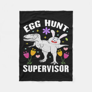 Egg Hunt Supervisor en Egg Hunting Squad Moeders E Fleece Deken