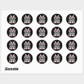 Egg Hunt Supervisor Funny Paasdag Egg Hunt Squa Ronde Sticker (Vel)