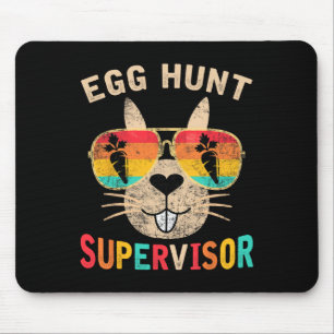 Egg Hunt Supervisor Retro Egg Hunting Party Mom Da Muismat