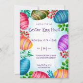 Egg Hunt Uitnodiging – Leuk & Feestelijk Pasen (Voorkant)