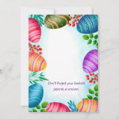 Egg Hunt Uitnodiging – Leuk & Feestelijk Pasen (Achterkant)