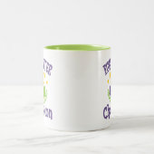 Egg Hunter Champion Moderne Paasvakantie Tweekleurige Koffiemok (Center)