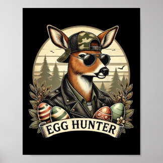 Egg Hunter Deer Buck Byckward Pet Deer Hunting Eas Poster