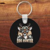 Egg Hunter Deer Buck Byckward Pet Deer Hunting Eas Sleutelhanger (Voorkant)