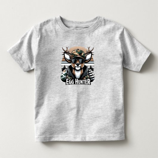 Egg Hunter Pasen Kinder Shirts (Voorkant)