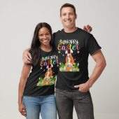 Egg Hunting Bunny Cavalier King Charles Spaniel do T-shirt (Unisex)