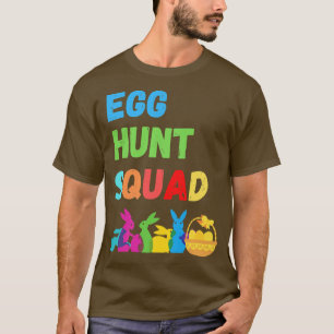 Egg Hunting Squad Bunny Familie T-shirt