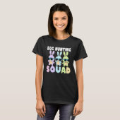 Egg Hunting Squad Easter Bunnies Egg Hunt T-shirt (Voorkant volledig)