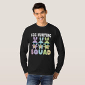 Egg Hunting Squad  Easter Bunnies Egg Hunt T-shirt (Voorkant volledig)