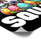 Egg Hunting Squad Graphic Easter Egg Hunt Easter D Poster (Hoek)