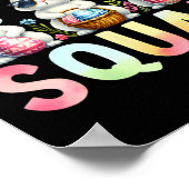 Egg Hunting Squad Paasdag Bunny Egg Hunt Happy Poster (Hoek)