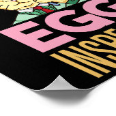 Egg Inspector Paashaas Grappig Konijn Egg Hunting Poster (Hoek)