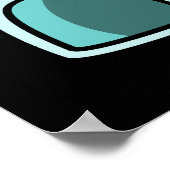 Egg-loo Funny Egg Pun Dark BG Poster (Hoek)