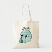 Egg-loo Funny Egg Pun Tote Bag (Voorkant)